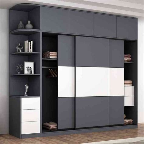 10+ Grey Wardrobe Designs Ideas: Modern Interior Look | Cupboard design, Wardrobe design bedroom ...