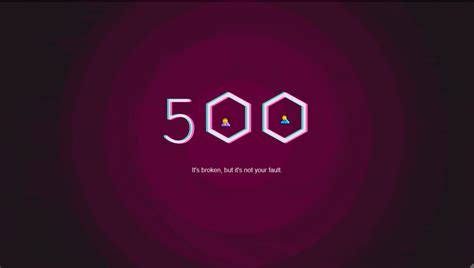 500 Error Page HTML Templates