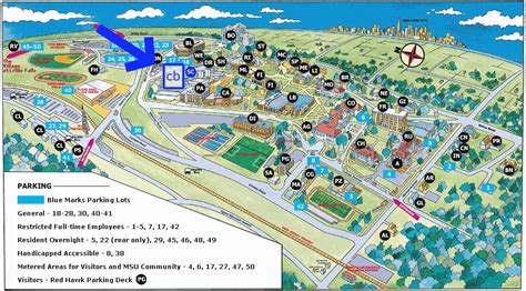 Montclair State University Campus Map - Printable Map