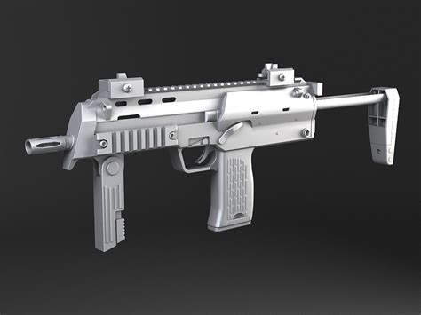 MP7A1 submachine gun 3D Model in Submachine Guns 3DExport