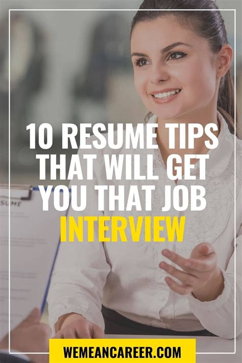 Cv Tips Work Success Job Interview Tips Bullet Journa - vrogue.co