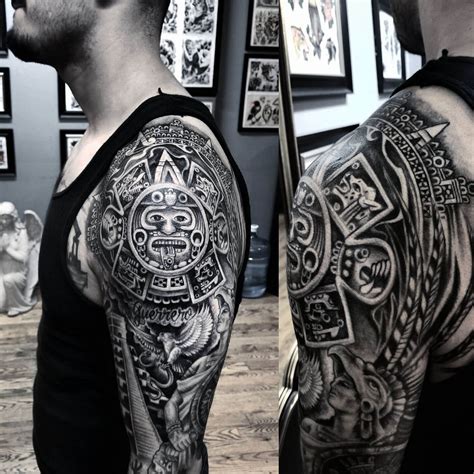 160 Aztec Tattoo Ideas for Men and Women - The Body is a Canvas