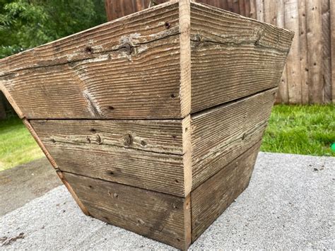 Reclaimed Wood Planter Box - Etsy