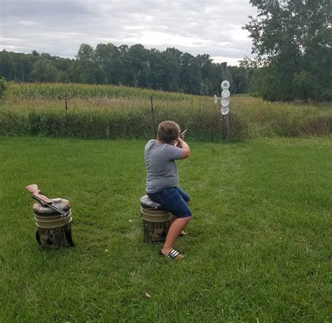 My Son Shoots His BB Gun For the First Time