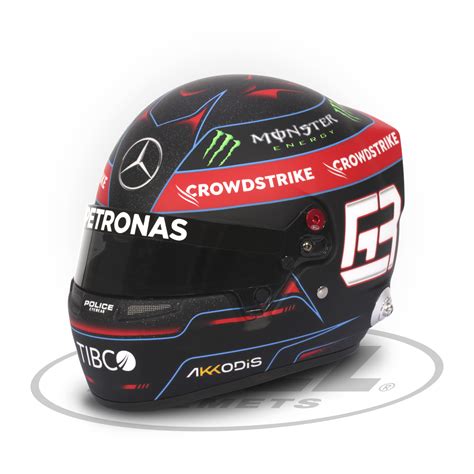 Formula George Russell 2022 Racing Helmet Mercedes F1 Grand Prix Wall ...