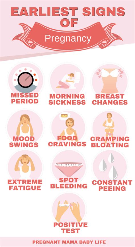 10 Early Signs Of Pregnancy - Pregnant Mama ­Baby Life