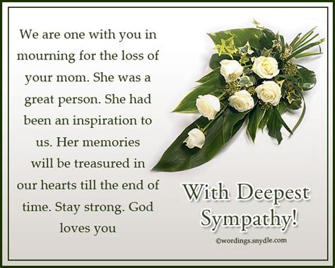 Sympathy Messages for Loss of a Mother – Wordings and Messages