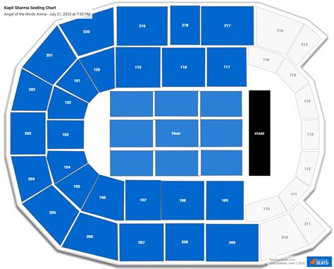 Angel of the Winds Arena Seating Chart - RateYourSeats.com