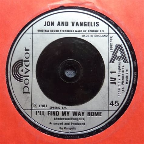 Jon & Vangelis I'll Find My Way Home 7 Inch | Buy from Vinylnet