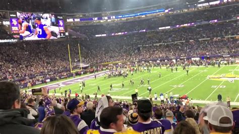 Minneapolis Miracle in Stadium Reaction - YouTube