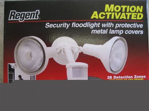 Regent motion activated security floodlight-reg MS28RW