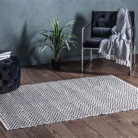 Callao Black & Cream Rug | Black & Cream Rug | Geometric Style Rugs