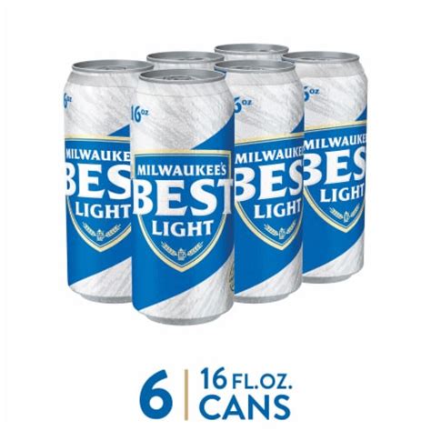 Milwaukee's Best Light American Lager Beer, 6 cans / 16 fl oz - Kroger