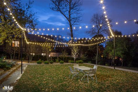 Backyard Entertaining with Outdoor Bistro String Lights