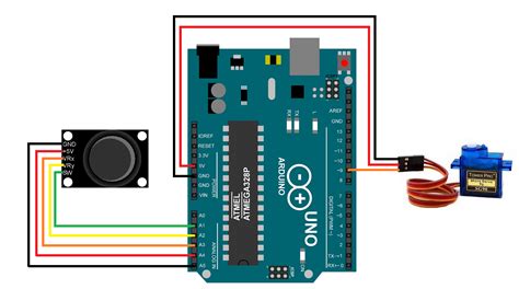 Joystick Controlled Servo for Arduino | Circuitrocks