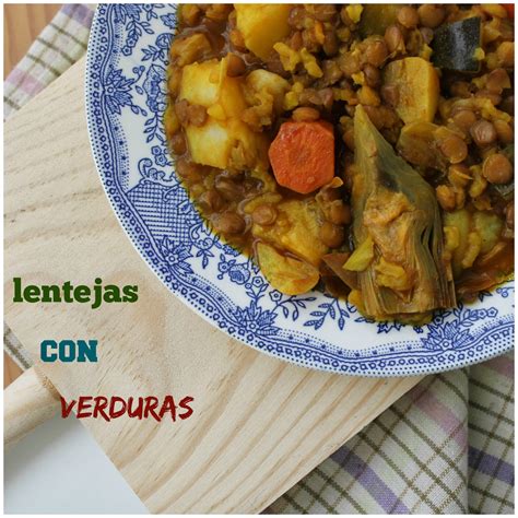 MI ADORABLE COCINA: LENTEJAS CON VERDURAS