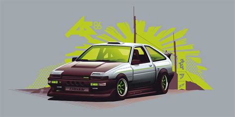 Download Wallpaper 1920x1080 Toyota, Corolla, Ae86, Trueno Full HD | Hd ...