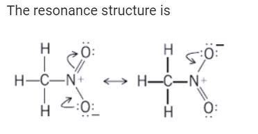 Draw the resonance structure of ch3coo- and ch3no2 - Chemistry - Chemical Bonding and Molecular ...