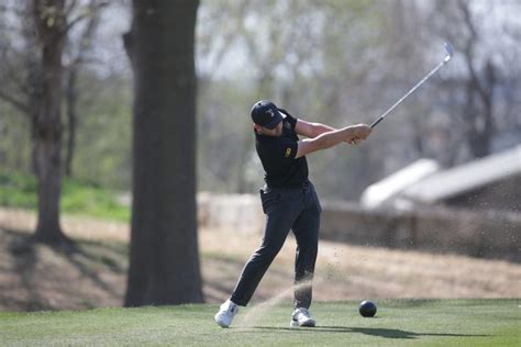 Iowa men’s golf leads by six strokes after day one of Hawkeye ...