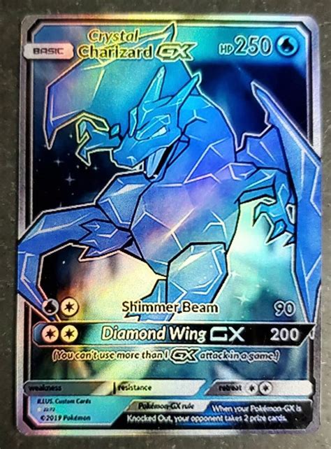 Rare Pokemon Shiny Charizard Collectible Trainer exotic Holo | Etsy