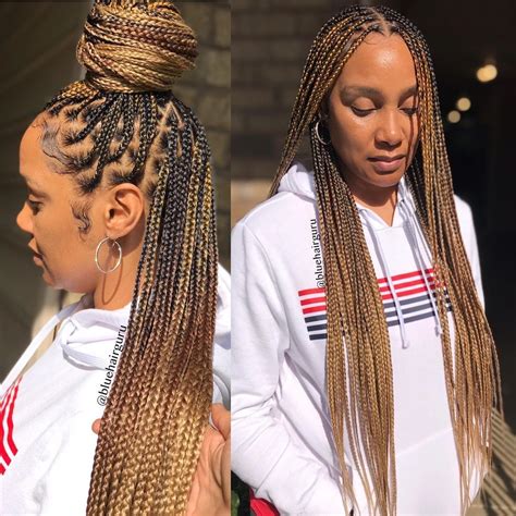 Mixed Color Knotless Braids With Color: A Trendy Hairstyle Perfect For ...