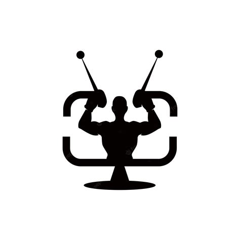 Premium Vector | Boxing fight sport tv channel logo design