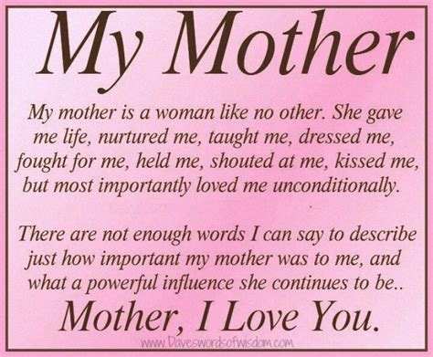 To My Mom Quotes - ShortQuotes.cc