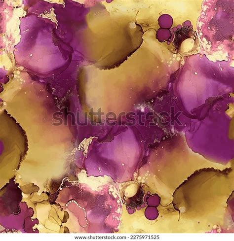 Seamless Marble Pattern Yellow Purple Colors Stock Vector (Royalty Free ...