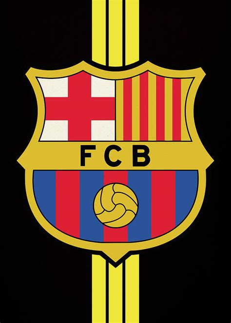 Logo Football Team FC Barcelona Digital Art by Towery Hill - Fine Art ...