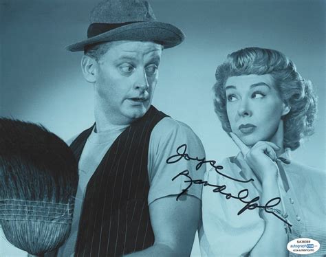 JOYCE RANDOLPH SIGNED THE HONEYMOONERS 8X10 PHOTO ACOA | Autographia