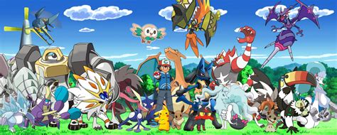 Ash's Pokemon team by the end of Alola by Totaldramaexpanded on DeviantArt