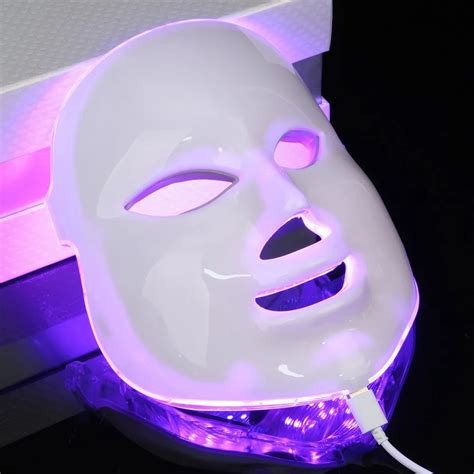 7 Color Light Photon PDT LED Facial Mask Electric Face Massage Skin ...