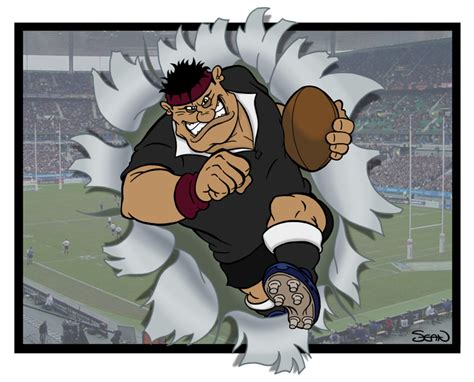 All Blacks Rugby Cartoon Images