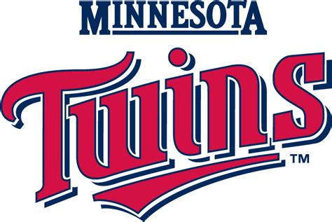 Minnesota Twins Wordmark Logo | Word mark logo, ? logo, Minnesota twins