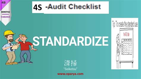 10 Essential Items to Include in Your 4S (Standardize) of 5S Audit ...