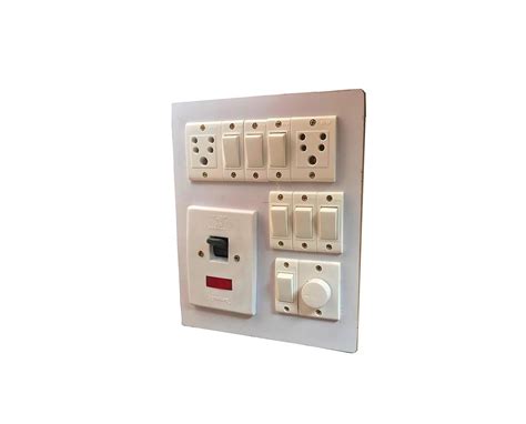 Buy Electric Switch Board (7 Switches,2 Sockets,1 DP,1 Regulator ...