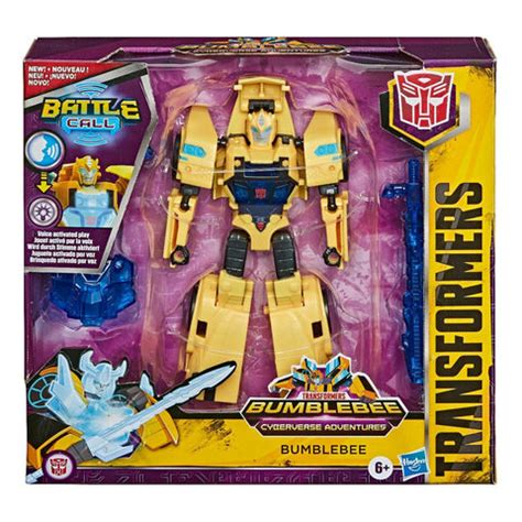 Buy Transformers Bumblebee Cyberverse Adventures Battle Call Trooper Class Bumblebee, Voice ...