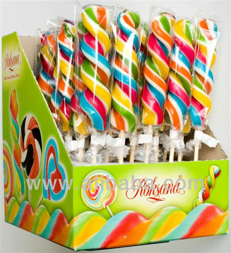 hard candy swirl lollipops 60g,Poland price supplier - 21food