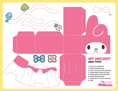 Sanrio Paper Crafts - papercraft among us