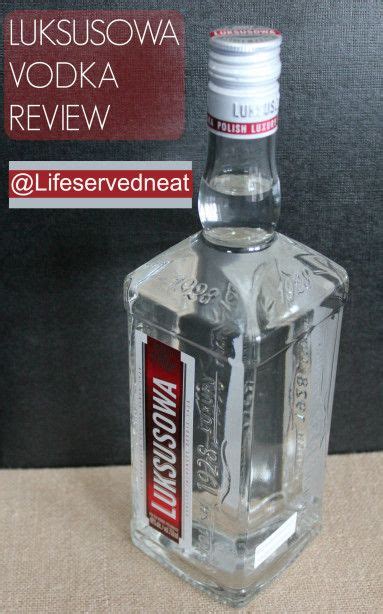 Luksusowa Vodka Review - Life Served Neat | Vodka, Perfume bottles ...