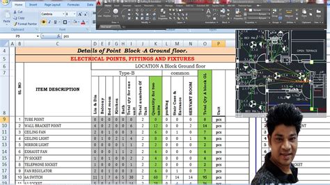 Electrical material estimation & quantity on the excel sheet || basic electrical quantity ...