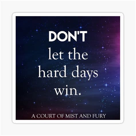 "Acotar Quotes" Sticker by FanArtzz | Redbubble