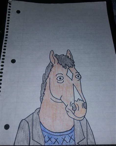 Simple Bojack Horseman Drawing : r/BoJackHorseman