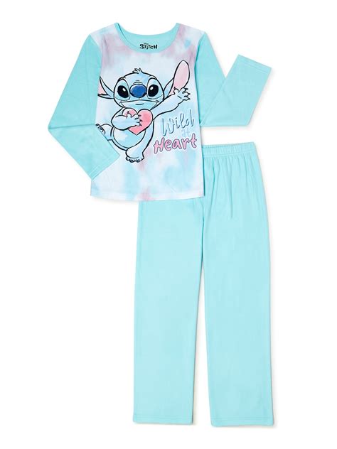 Stitch Girls Pajamas Sleep Set, 2-Piece, Sizes 4-12 – Walmart Inventory Checker – BrickSeek