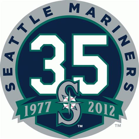 Seattle Mariners Anniversary Logo - American League (AL) - Chris ...