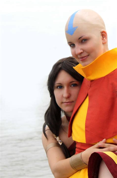 Aang and Katara Cosplay III by Honeyeater on DeviantArt