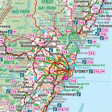 Large Detailed Map Of Nsw