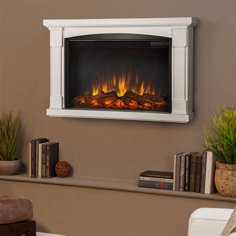 Real Flame Slim Brighton Wall Mounted Electric Fireplace & Reviews | Wayfair