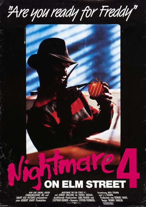 Poster for A Nightmare on Elm Street 4: The Dream Master (1988, USA) - Wrong Side of the Art