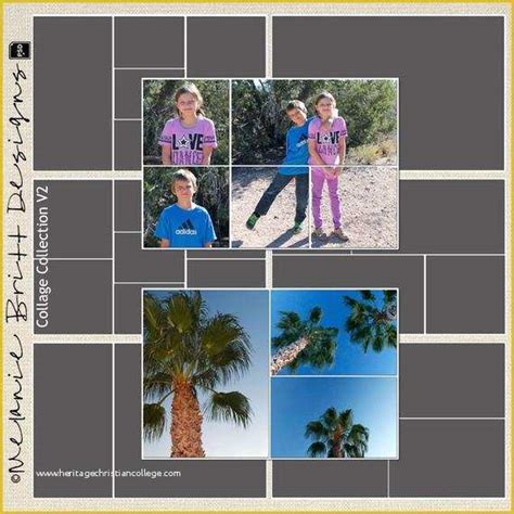 4×6 Photo Collage Template Free Of 4×6 | Heritagechristiancollege